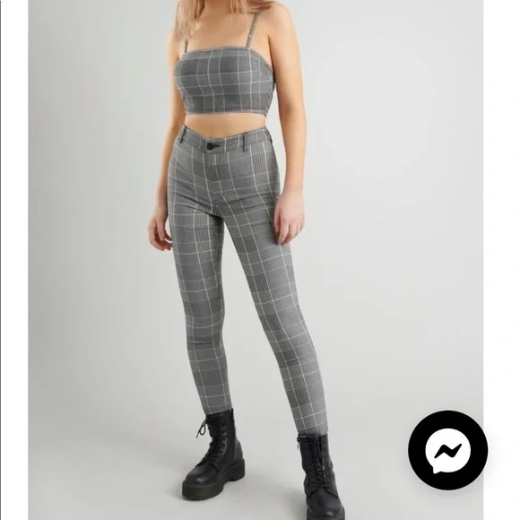 garage plaid pants